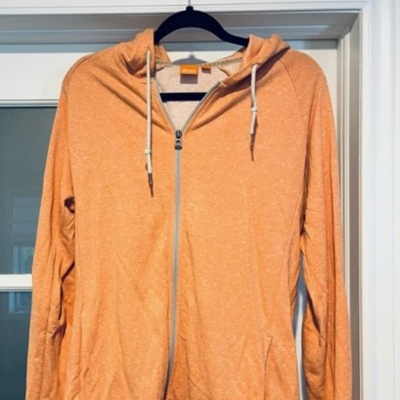 Men's Hugo BOSS Orange Casual Hoodie - Picture 1 of 2